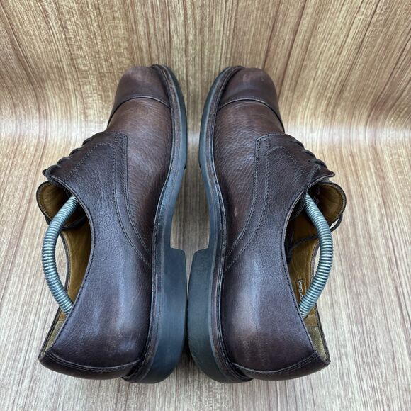 Mephisto Melchior Air Relax Derby Dress Shoes Brown Leather Cap Toe  Size 10 - Picture 5 of 10